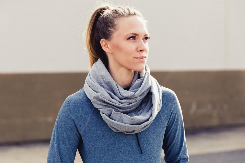 NOBULL To & From Infinity Scarf - Light Grey - Ireland (7513TOEHL)